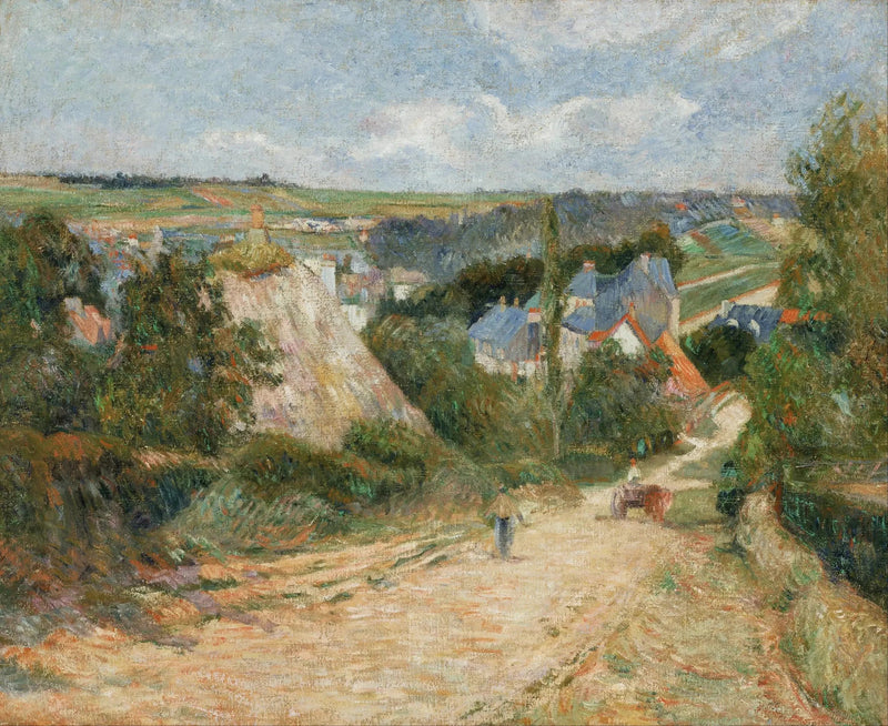 Inngang til landsbyen Osny - Paul Gauguin
