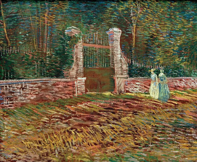 Inngang til Parc Voyer d'Argenson i Asnières - Vincent van Gogh
