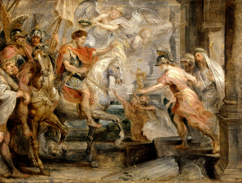 Triumfinngangen til Konstantin i Roma - Peter Paul Rubens