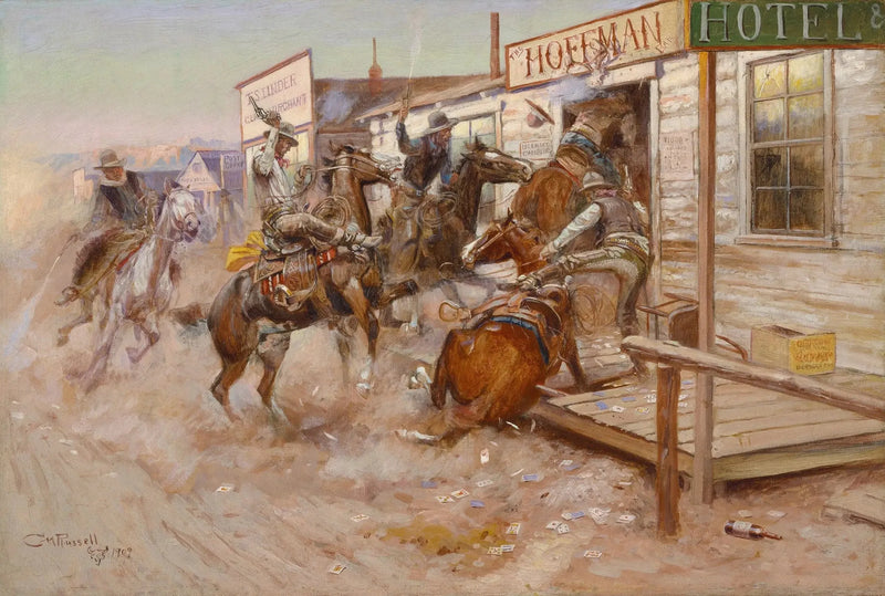Inngang uten å banke - Charles Marion Russell

Source:
Entrer sans frapper - Charles Marion Russell