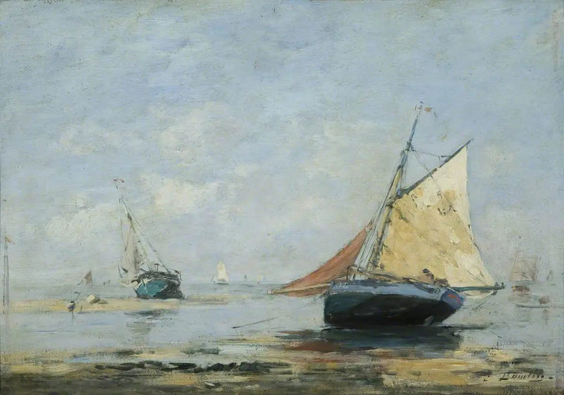 Områder rundt Trouville - Eugène Boudin