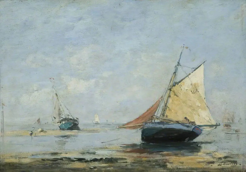 Områder rundt Trouville - Eugène Boudin