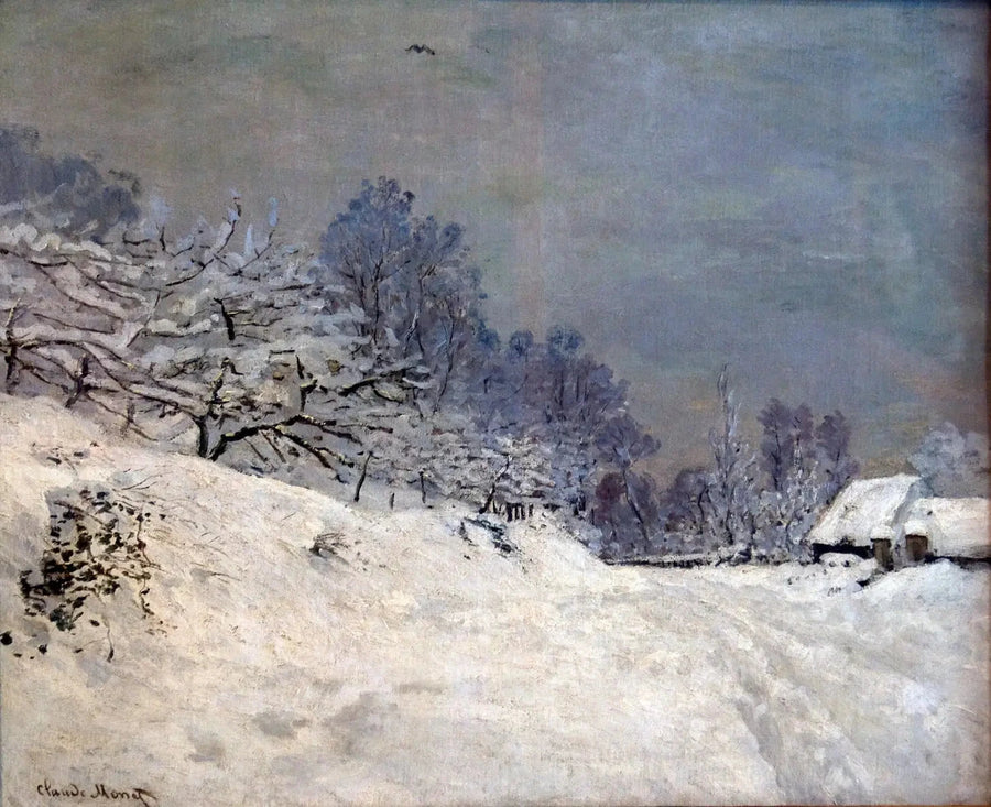 Omgivelser av Honfleur, snø W79 - Claude Monet