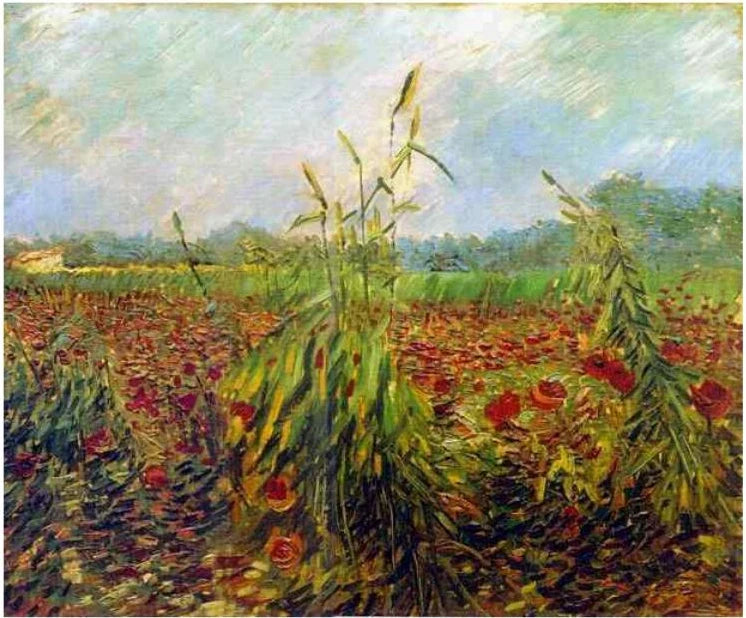 Grønne hveteaks - Vincent van Gogh
