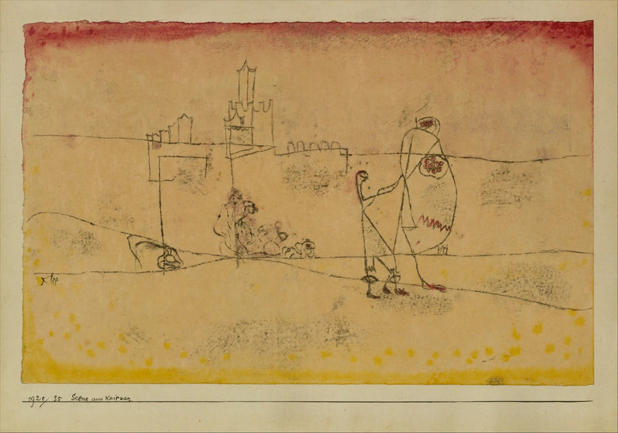 Episode i Kairouan - Paul Klee
