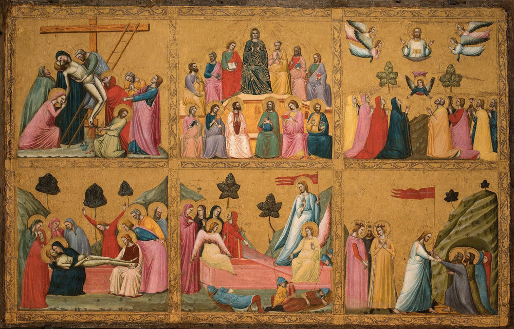 Épisodes de la Passion du Christ - Giovanni Baronzio image 1 reproduction d’œuvre d’art à l’huile