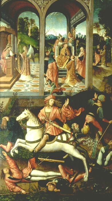 Epoker i livet til Saint Hubert av Litauen - Jacob Cornelisz van Oostsanen