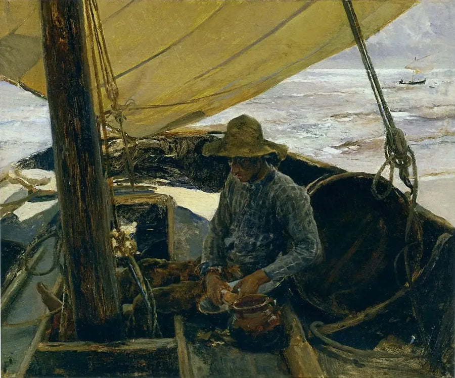 Skrelle potetene - Joaquín Sorolla