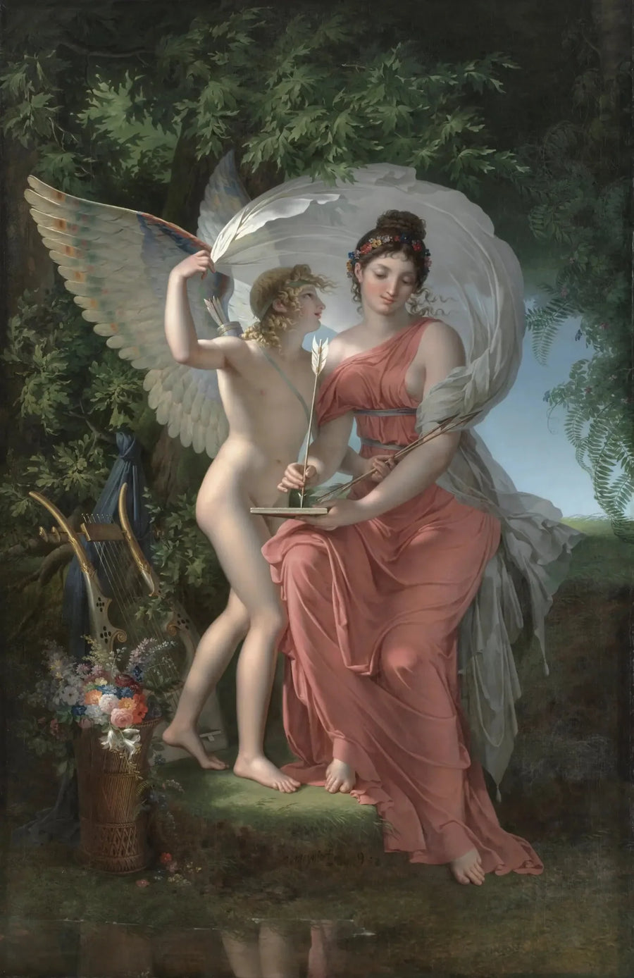 Erato, muse som styrer den lyriske poesien - Charles Meynier

Source:
Erato, muse qui préside à la poésie lyrique - Charles Meynier