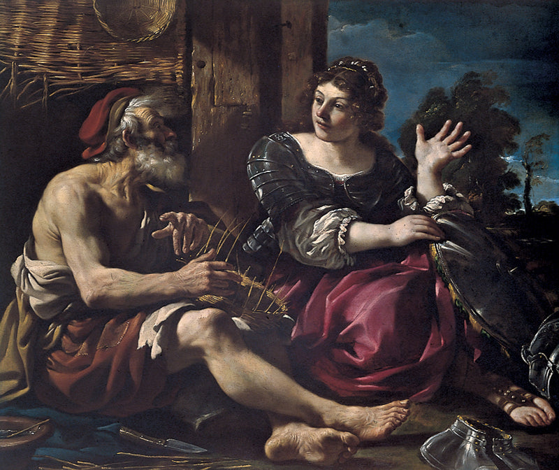 Erminia og hyrden - Guercino