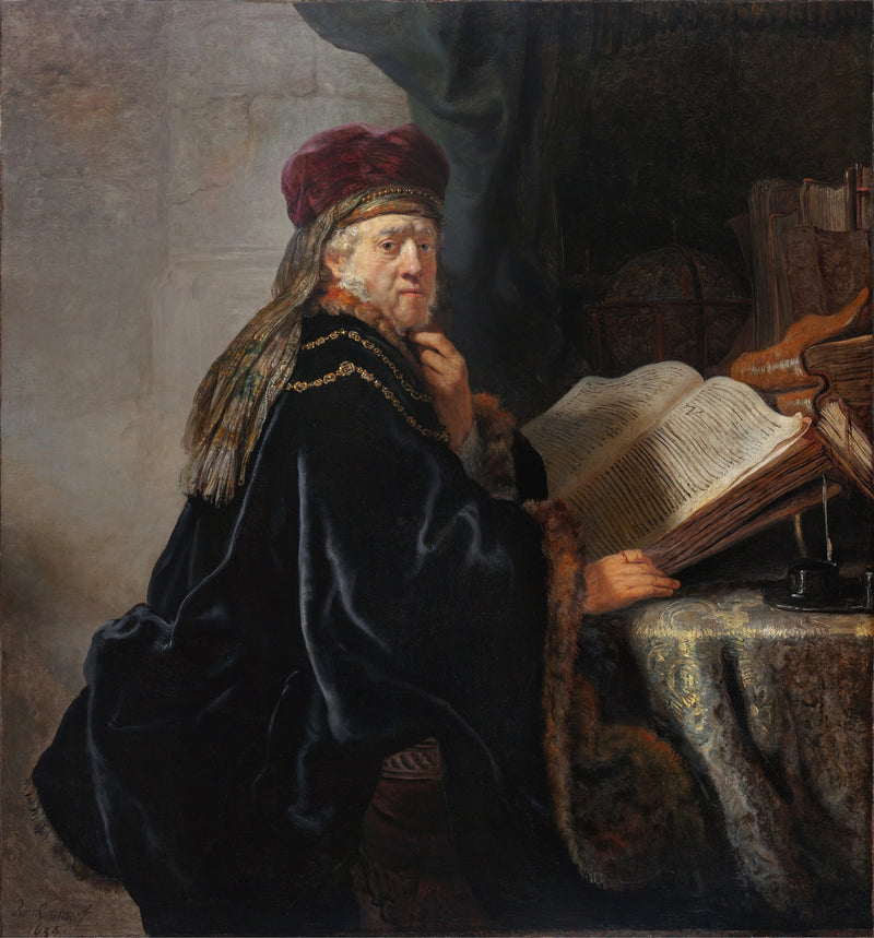 En lærde i sitt kontor - Rembrandt