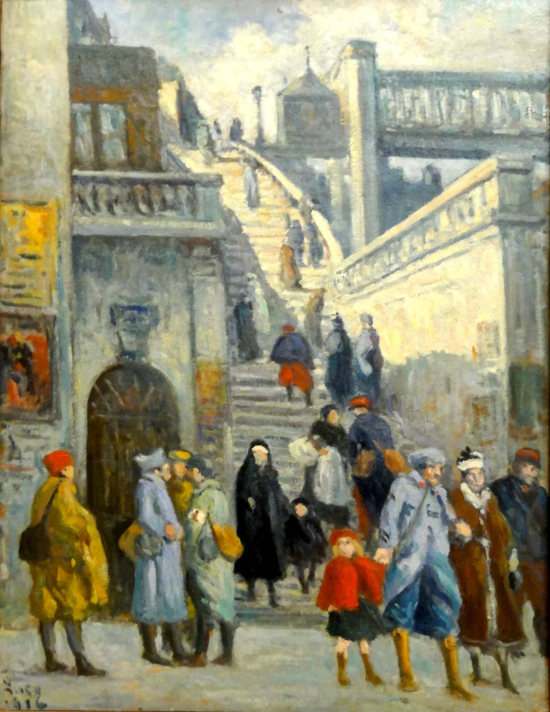 Trapper i Alsace-gaten - Maximilien Luce