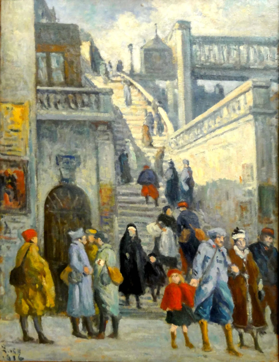 Trapper i Alsace-gaten - Maximilien Luce