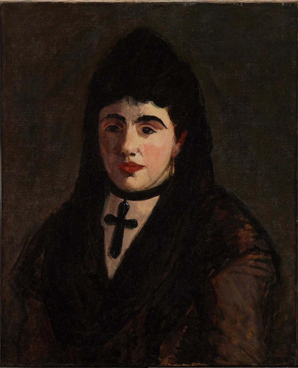 Espagnole à la Croix Noire - Édouard Manet image 1 reproduction de peinture à l’huile