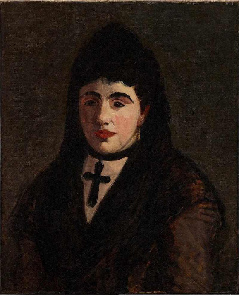 Spanjol ved det svarte korset - Édouard Manet