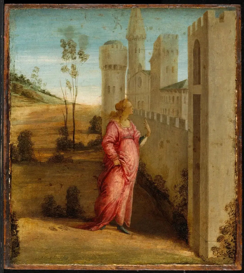 Esther ved portene til palasset - Filippino Lippi