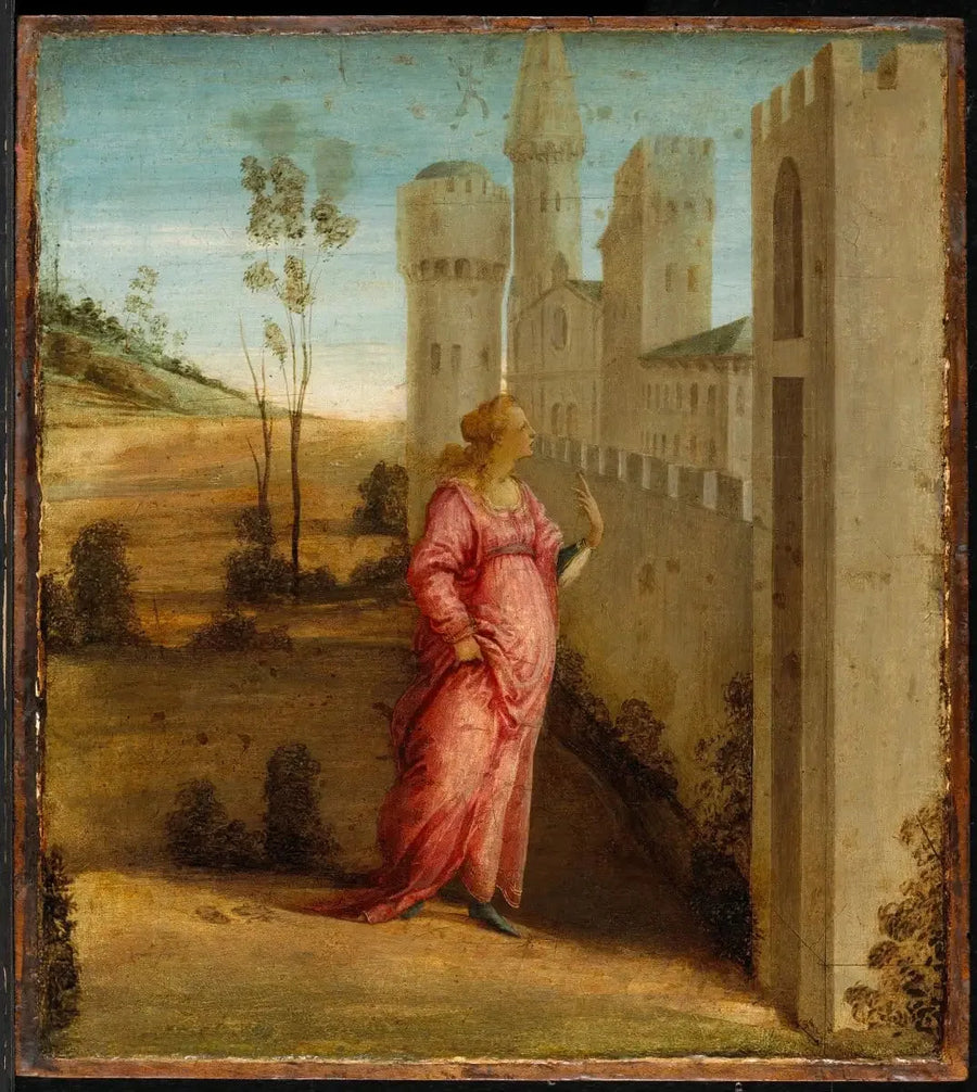 Esther ved portene til palasset - Filippino Lippi