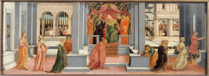 Esther valgt av Assuérus - Filippino Lippi
