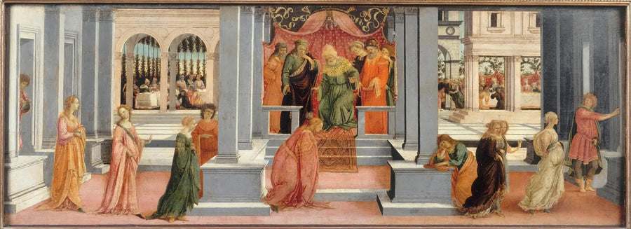 Esther valgt av Assuérus - Filippino Lippi