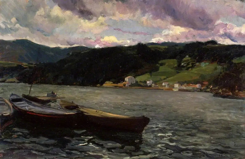 Estuaret av Nalón, Asturiene - Joaquín Sorolla