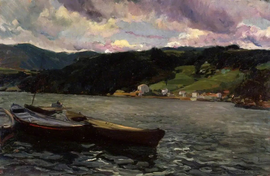 Estuaret av Nalón, Asturiene - Joaquín Sorolla