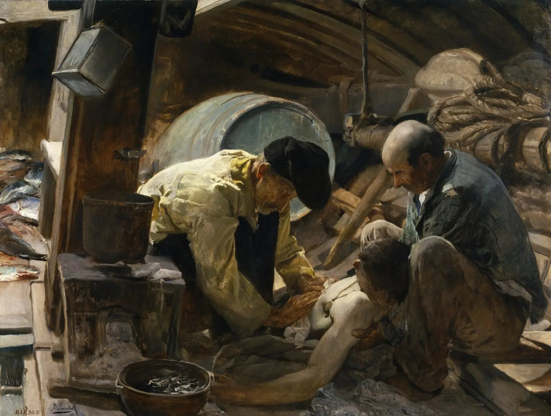 Og i tillegg sier de at fisken er dyr! - Joaquín Sorolla
