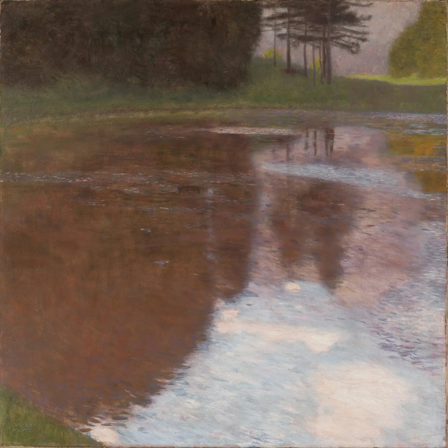 Stille dam - Gustav Klimt