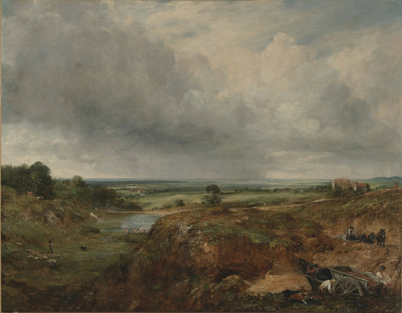 Bukt av Branch Hill, Hampstead Heath (1824) - John Constable