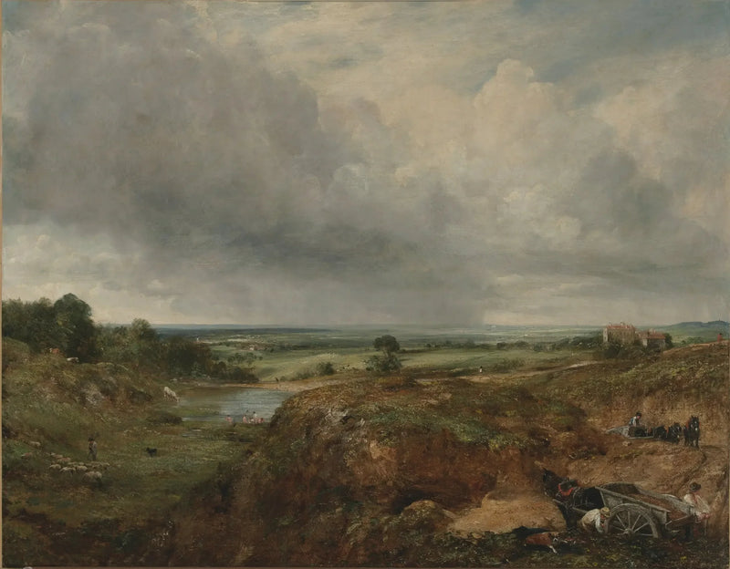 Bukt av Branch Hill, Hampstead Heath (1824) - John Constable