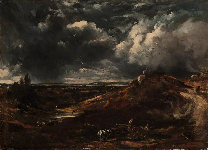 Våtmark ved Branch Hill, Hampstead Heath - John Constable