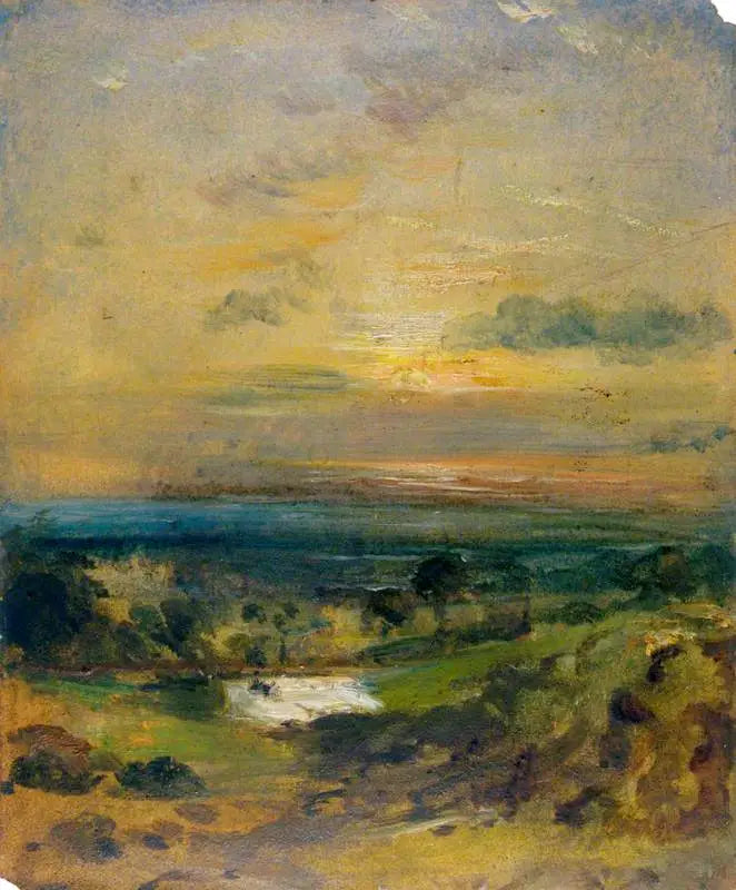Bukt av Branch Hill, kveld - John Constable