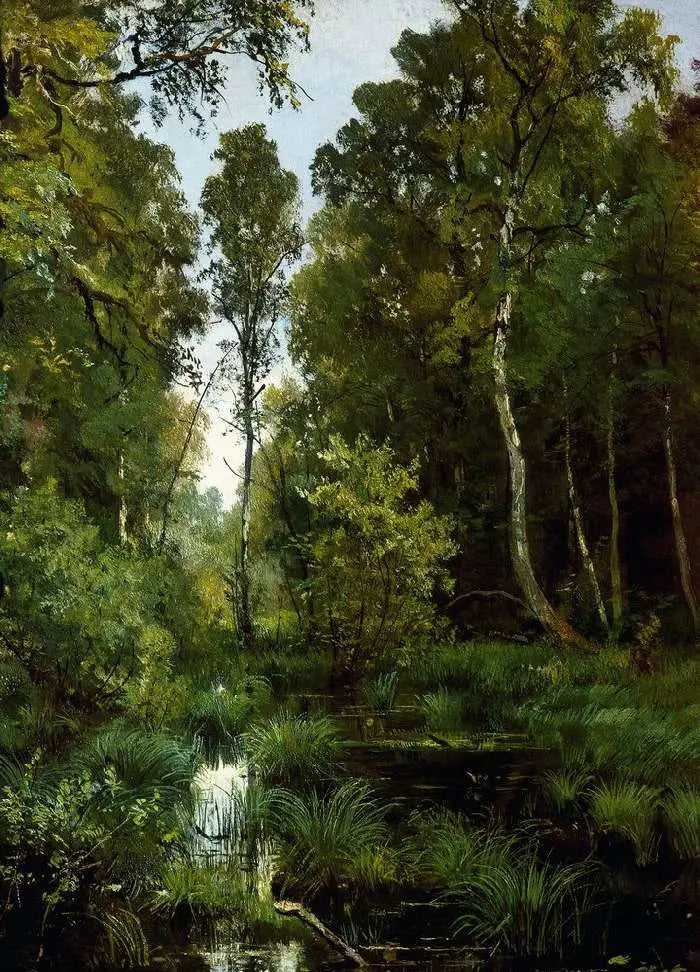 Innsjø som er overgrodd av vegetasjon ved skogkanten. Siverskaya - Ivan Chichkine

Source:
Étang envahi par la végétation à l'orée de la forêt. Siverskaya - Ivan Chichkine