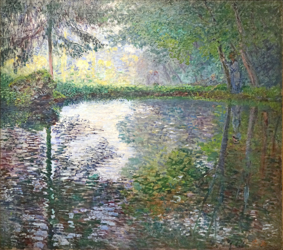 Dam ved Montgeron - Claude Monet