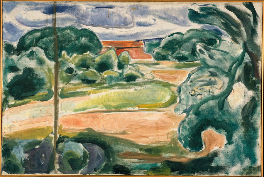 Sommer i Ekely - Edvard Munch