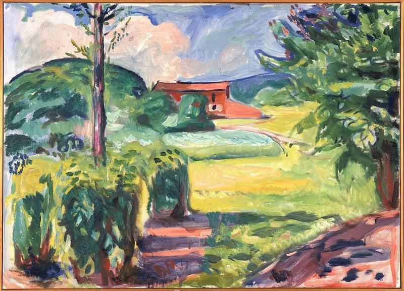 Sommer i Ekely - Edvard Munch