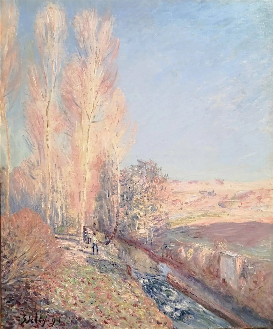 Martinmas, omkring Moret-sur-Loing - Alfred Sisley