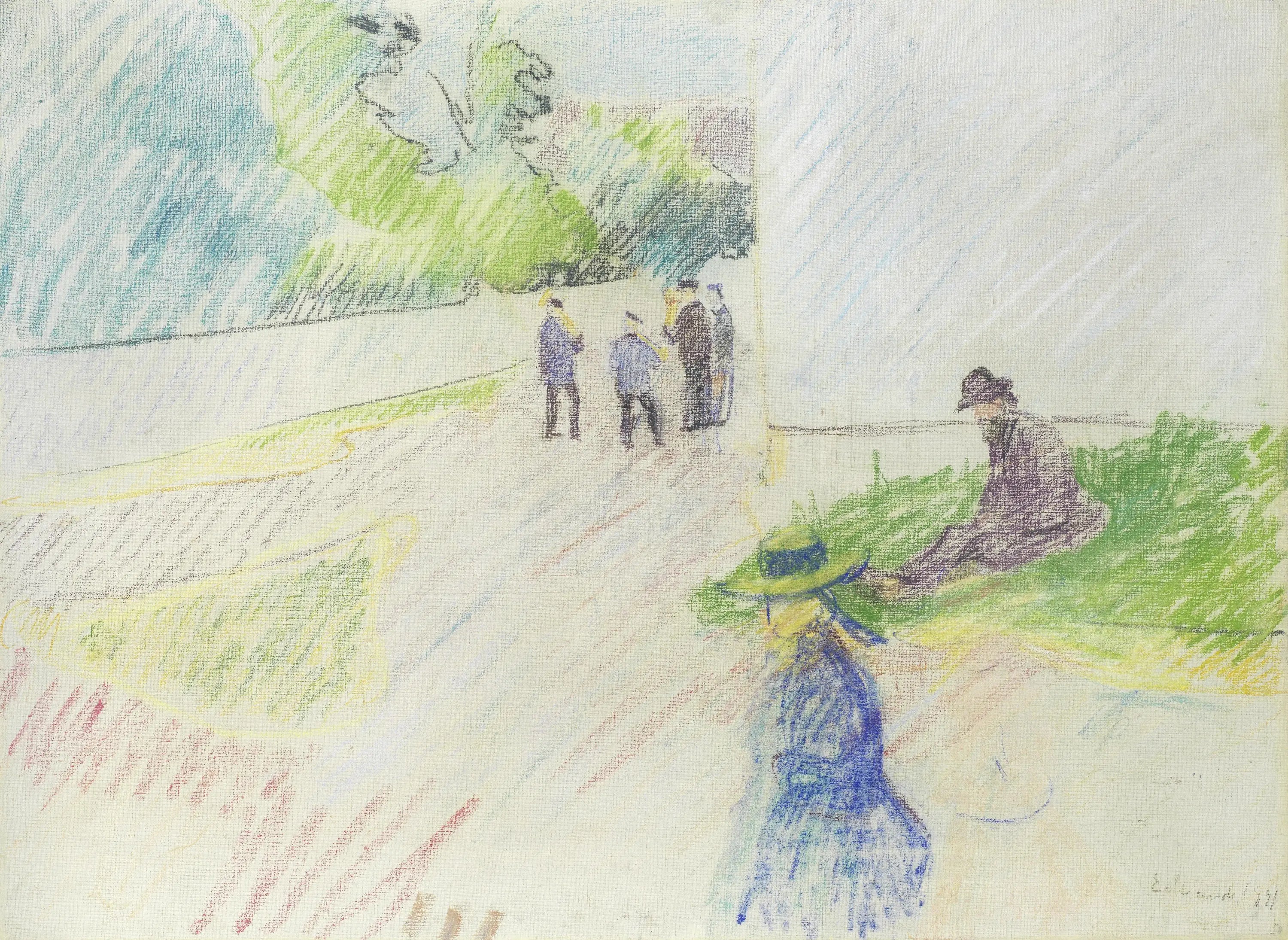Reproduction du tableau « Été - Edvard Munch » par Alpha Reproduction en peinture à l’huile