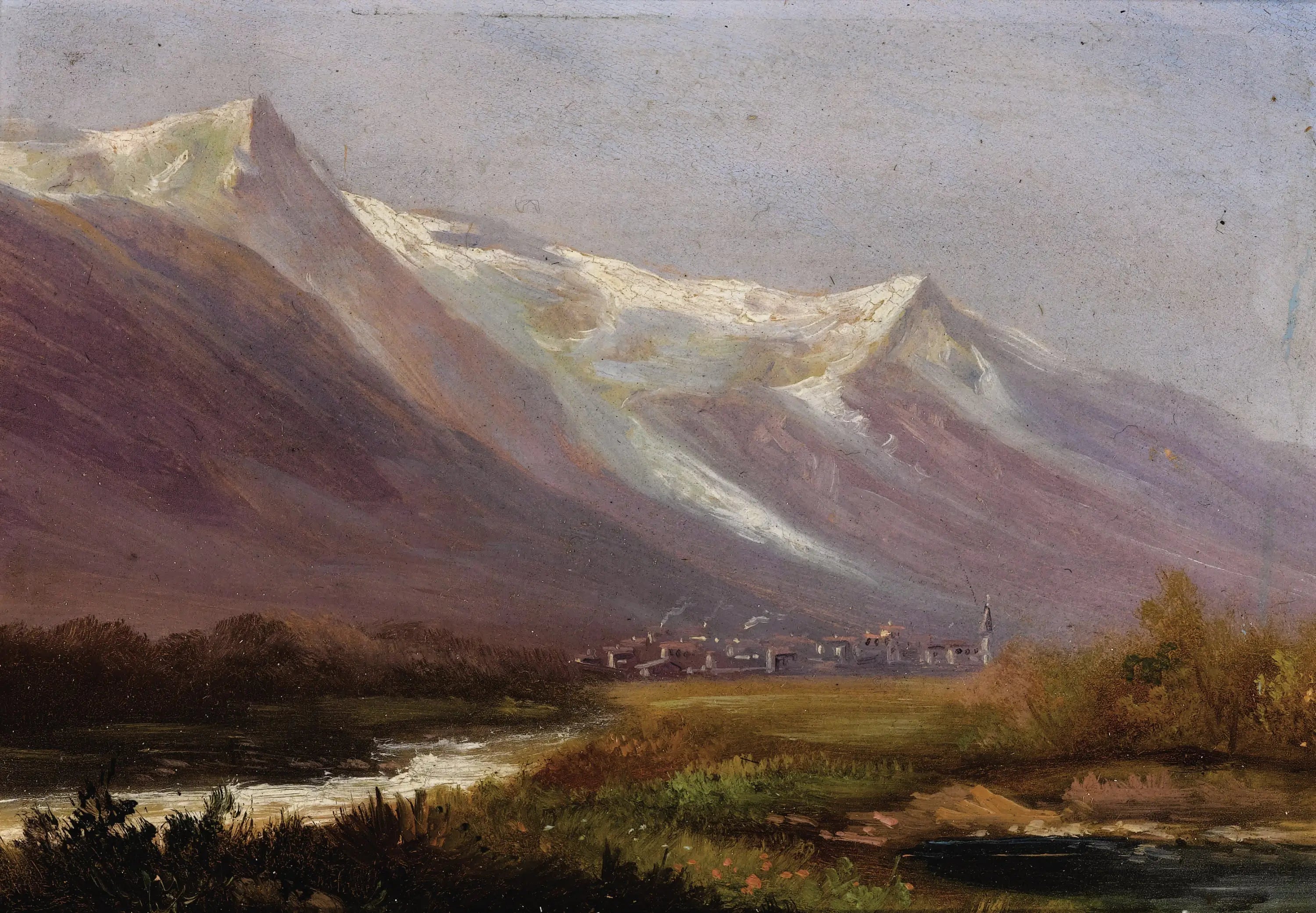 Étude des montagnes - Albert Bierstadt - Alpha Reproduction