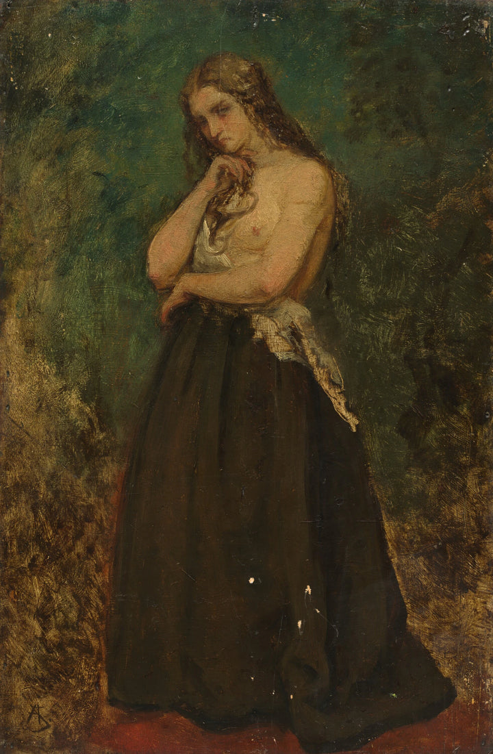 Studie av en modell - Alfred Stevens