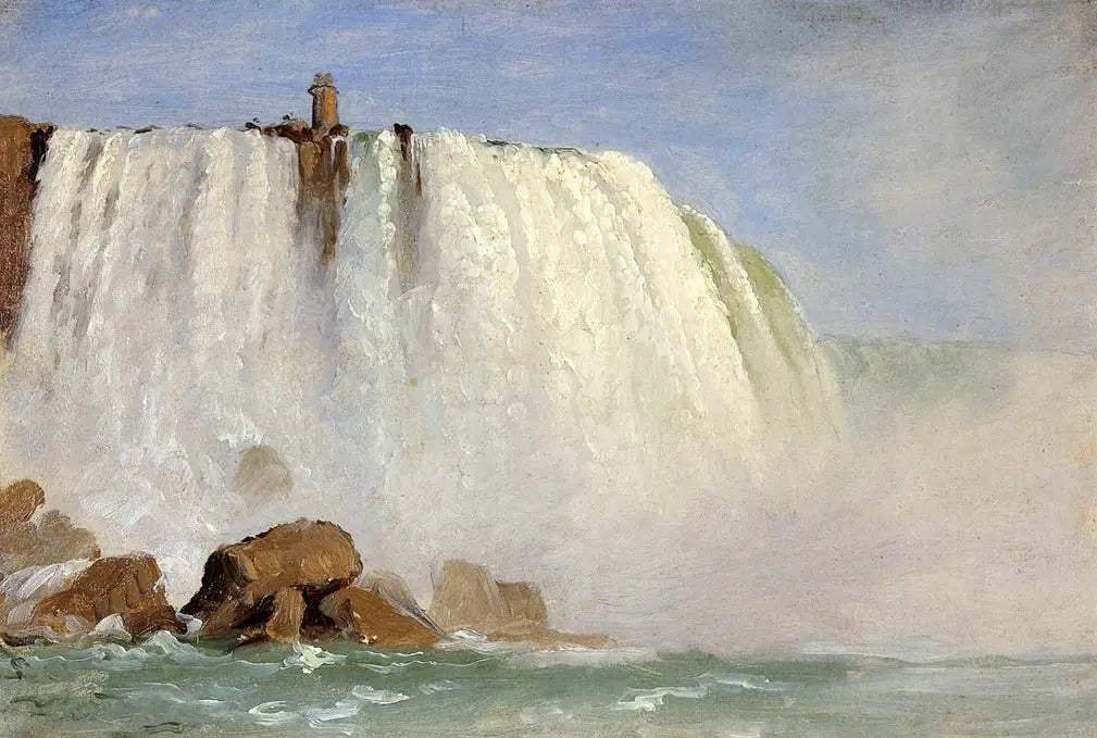 Étude pour « Sous Niagara » - Frederic Edwin Church - Alpha Reproduction