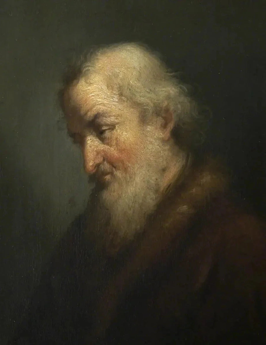 Portrett av en gammel mann - Rembrandt