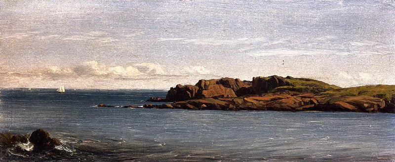 Studie ved kysten av Massachusetts - Sanford Robinson Gifford