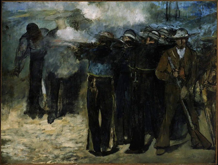 Henrettelsen av keiser Maximilian av Mexico - Édouard Manet