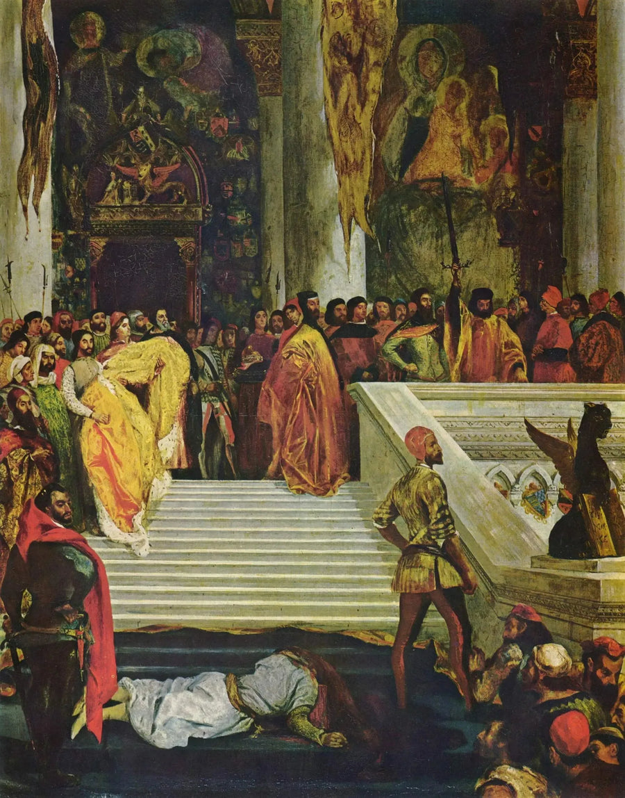 Utførelsen av dogen Marino Faliero - Eugène Delacroix