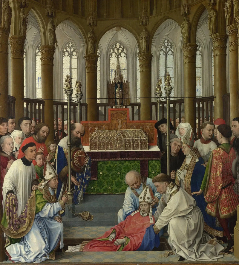 Utvigning av Saint Hubert - Rogier van der Weyden