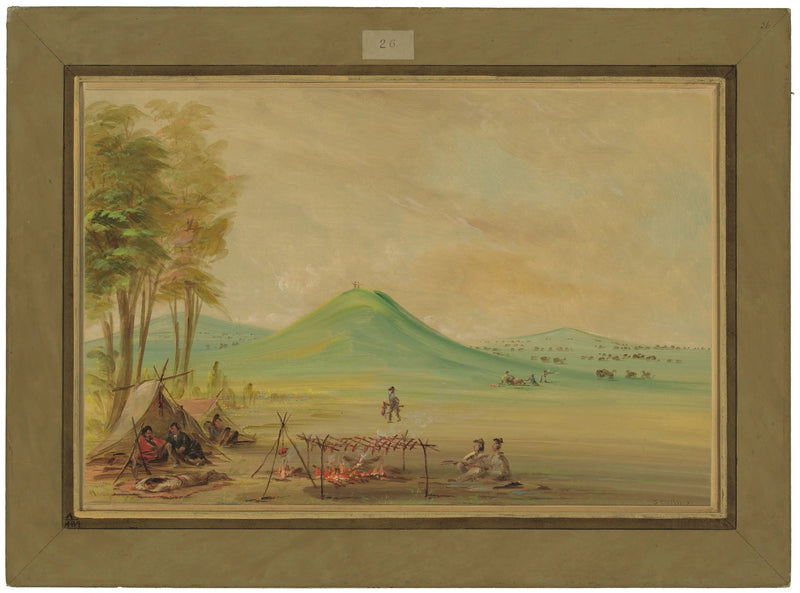Ekskursjon holdt i en prærie i Texas. April 1686 - George Catlin

Source:
Expédition campée dans une prairie du Texas. Avril 1686 - George Catlin
