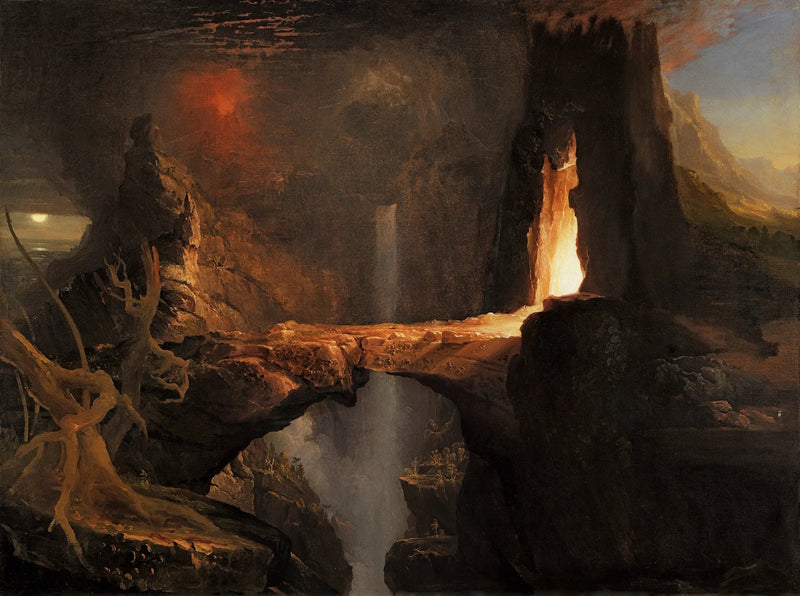 Eksklusiv reproduksjon av maleri: Måne og Lys av Ilden - Thomas Cole

Source:
Expulsion : Lune et Lumière du Feu - Thomas Cole