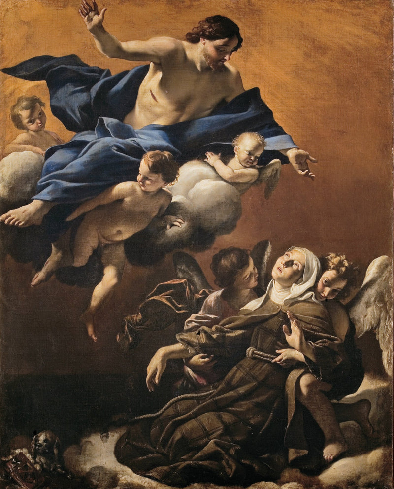 Sankt Margarete av Cortone-ekstase - Giovanni Lanfranco