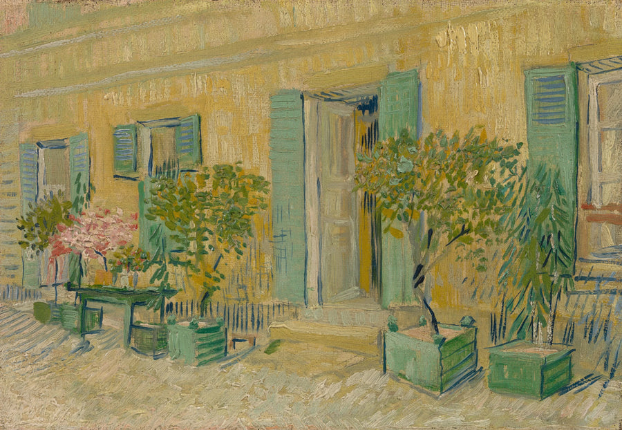 Utsiden av en restaurant i Asnières - Vincent van Gogh