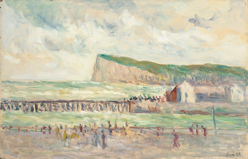 Sjøklippe nær Tréport - Maximilien Luce